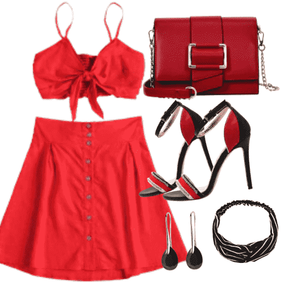 Red Crossbody Bag Outfit Literacy Basics