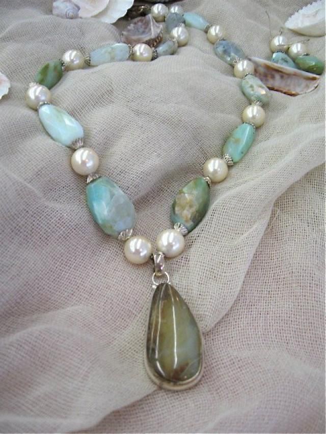 2018 Best Blue Opal Necklace Images And Outfits Z Me Zaful Peruvian Blue Opal Necklace Earring Set