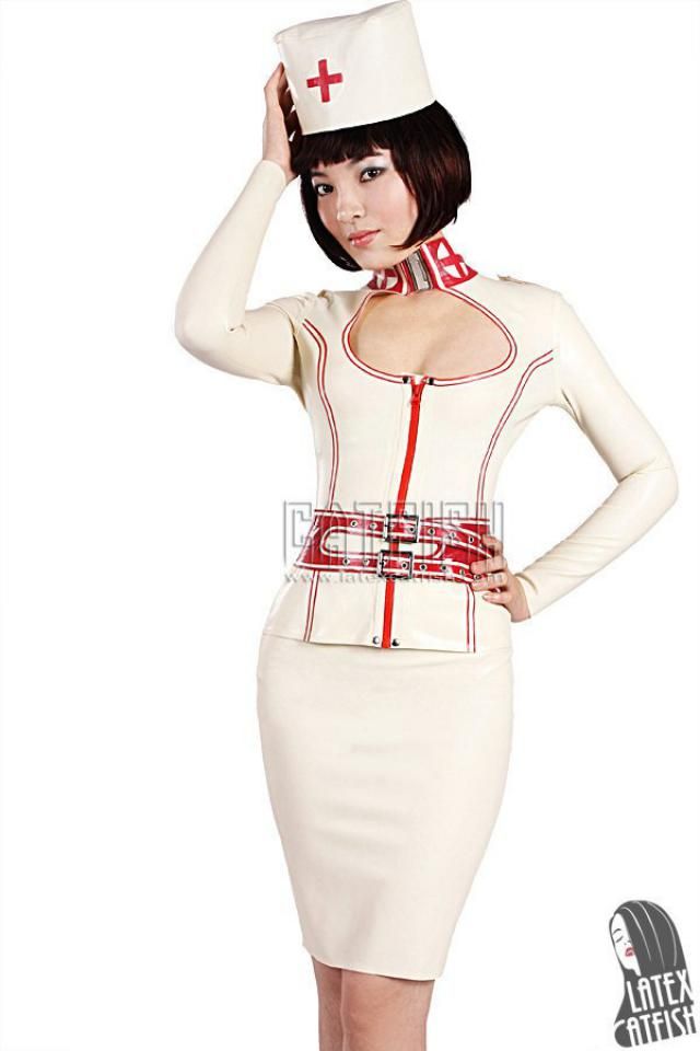 Sexy Nurse Uniform Latex Dress Sexy Nurse Uniform Latex Dress