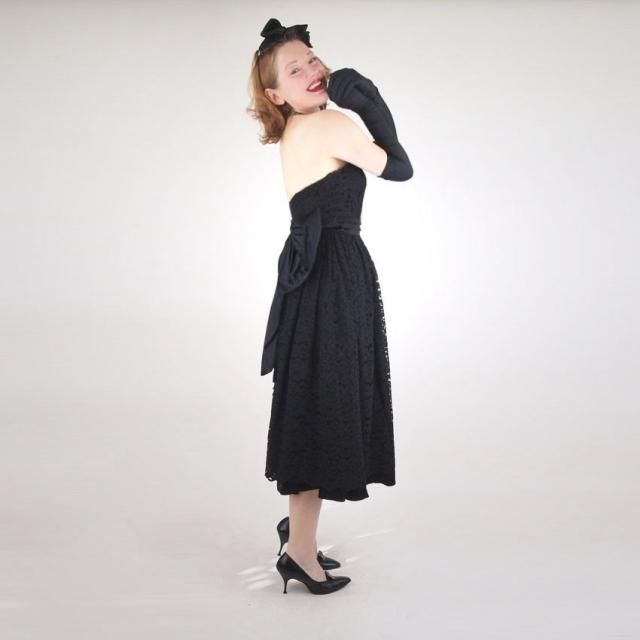 Prom Dress with Big Bow On Back