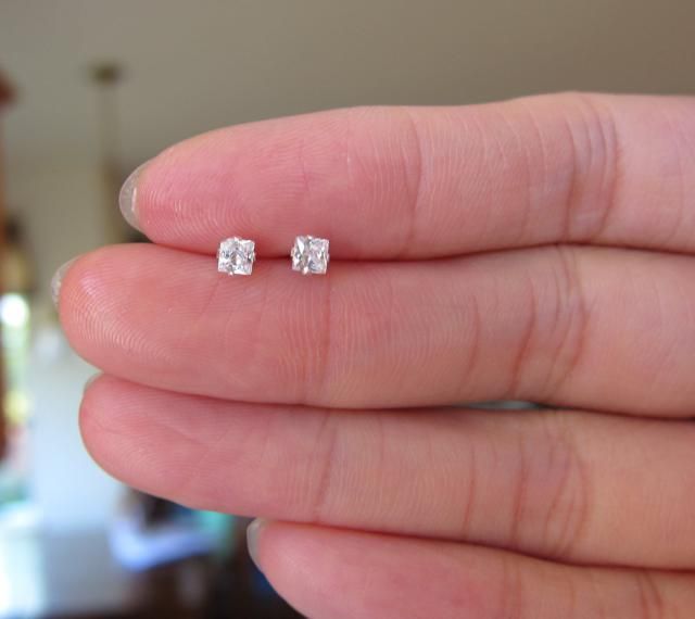 2018 Best Diamond Cartilage Earrings Images And Outfits Z Me Zaful Tiny Studs Earrings Square Stud 3mm Diamond Cartilage