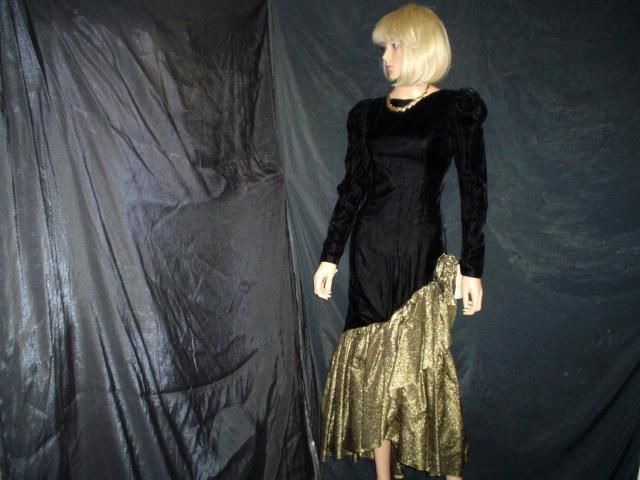 80s Prom Dress Leather