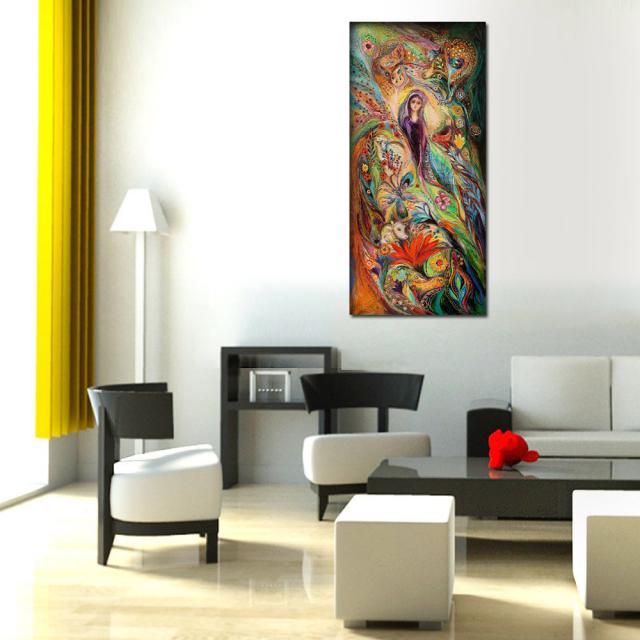 2019 Best Jewish Wall Art Images And Outfits Z Me Zaful Jewish History Original Canvas Art Tanakh Story Judaica Wedding Gift Israel L Wall Decor Print Green