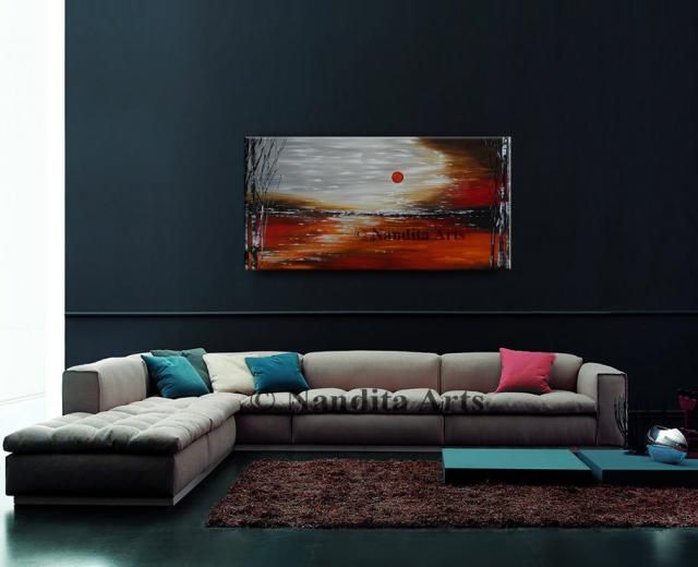 2019 Best Scenic Wall Art Images And Outfits Z Me Zaful Abstract Landscape Painting Scenic Fall Decor Original Modern Art 48 Decorations
