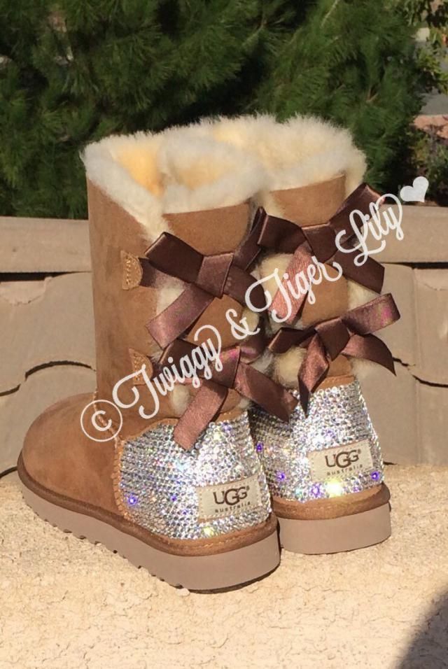 uggs with diamond bows