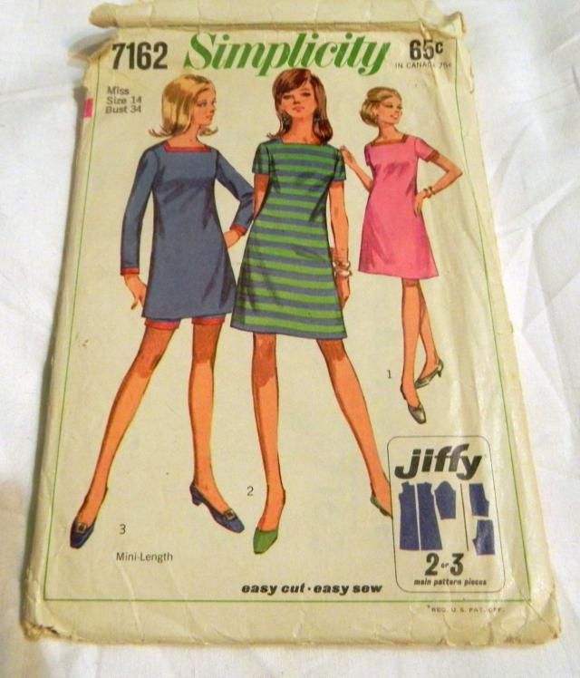 1960s A-Line Mini Dress