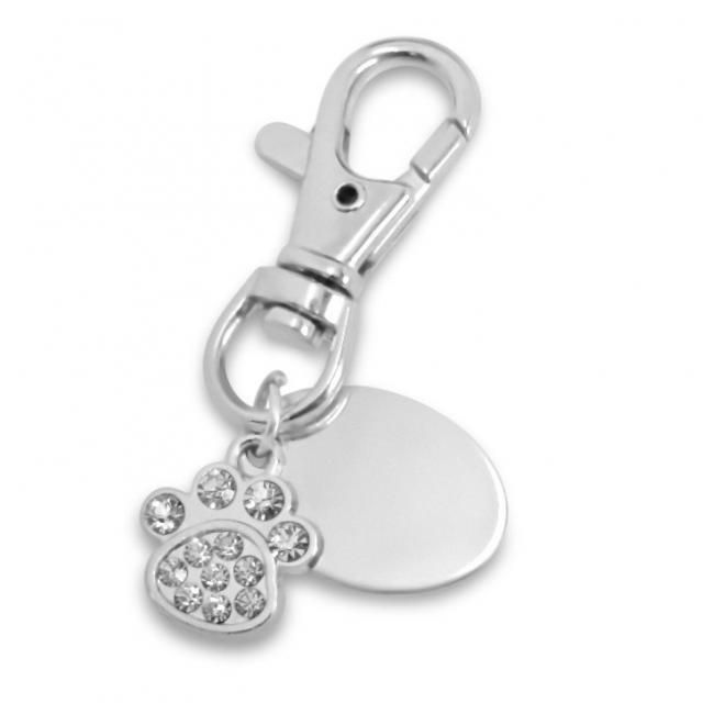 personalised keyring with gift pouch Custom Engraved PL166 Cross
