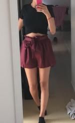 MONO B Smocked High Waist Shorts main image 0