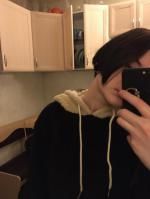 colorblock splicing drawstring fluffy moletom com capuz