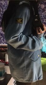 zaful button up denim jacket and hooded vest