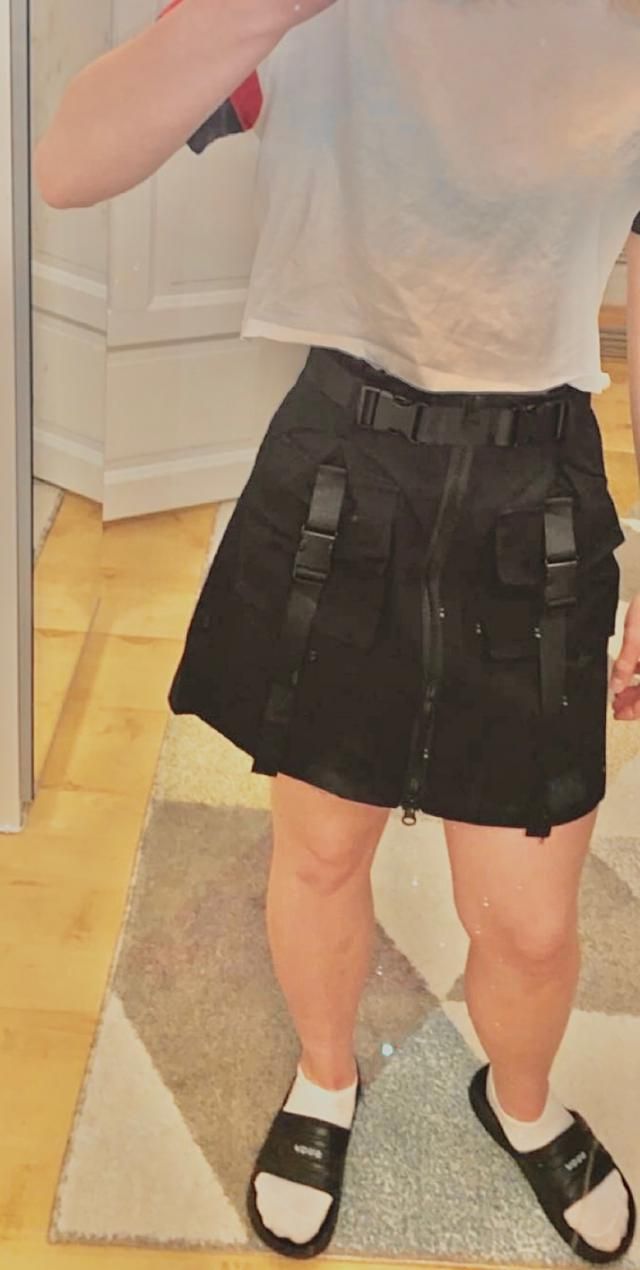 【2000archives】24SS BELTED CARGO SKIRT Cargo Mini Skirt - Mini Skirt with Belt​ - American Threads