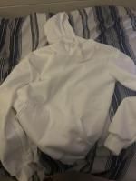ZAFUL Fleece Hoodie Unisex Rose Letter Print Hooded Pullover Kangaroo Pocket Sweatshirt-AMZ