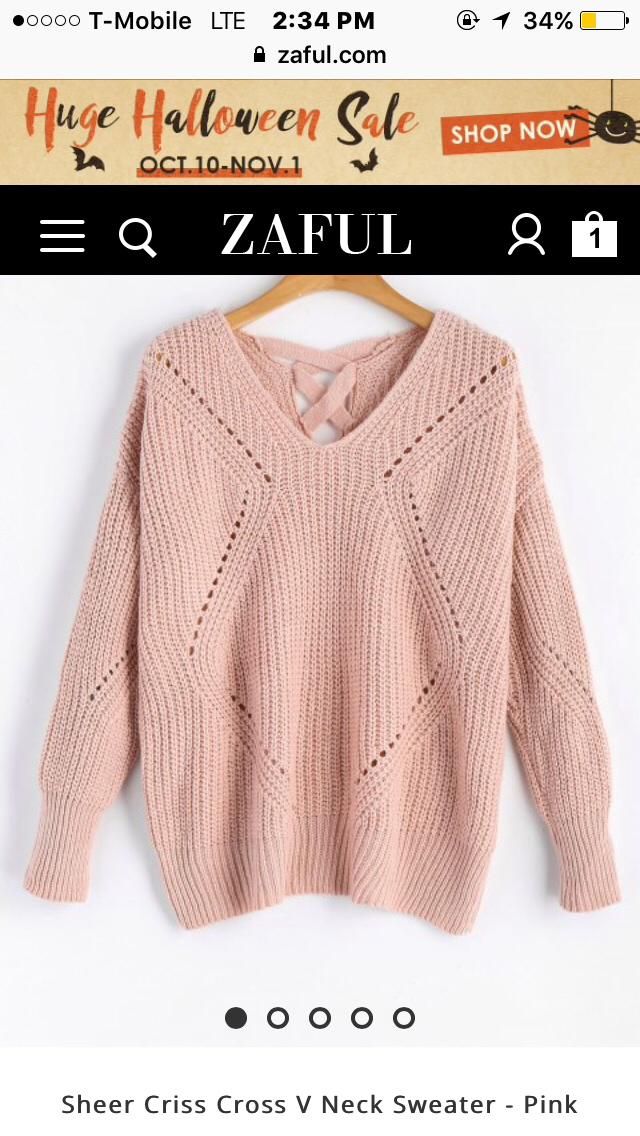 Criss Cross Cinched Sweater Dress main image 0