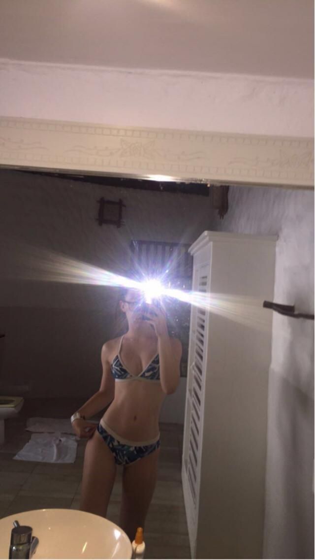 High Waist Leaf Print Bikini Set main image 1
