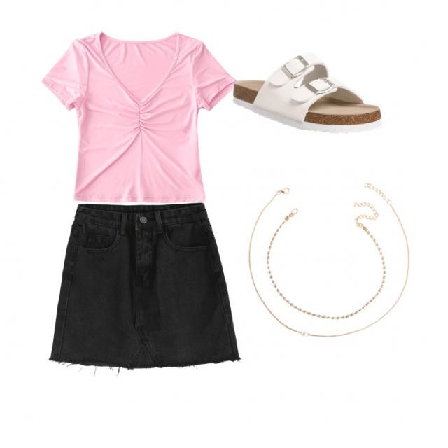 Hollow Out Strappy Asymmetrical Crop Cami Top and Maxi Pencil Skirt Set main image 0